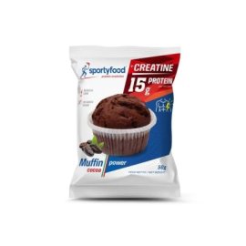 Muffin Sportyfood con creatina - 50g - Cacao